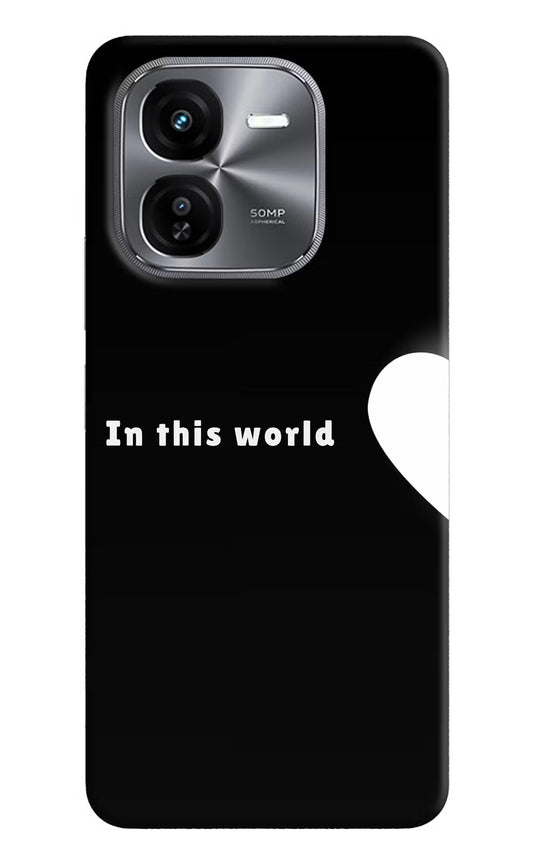 This World iQOO Z9X Hard Case Back Cover by Casekaro
