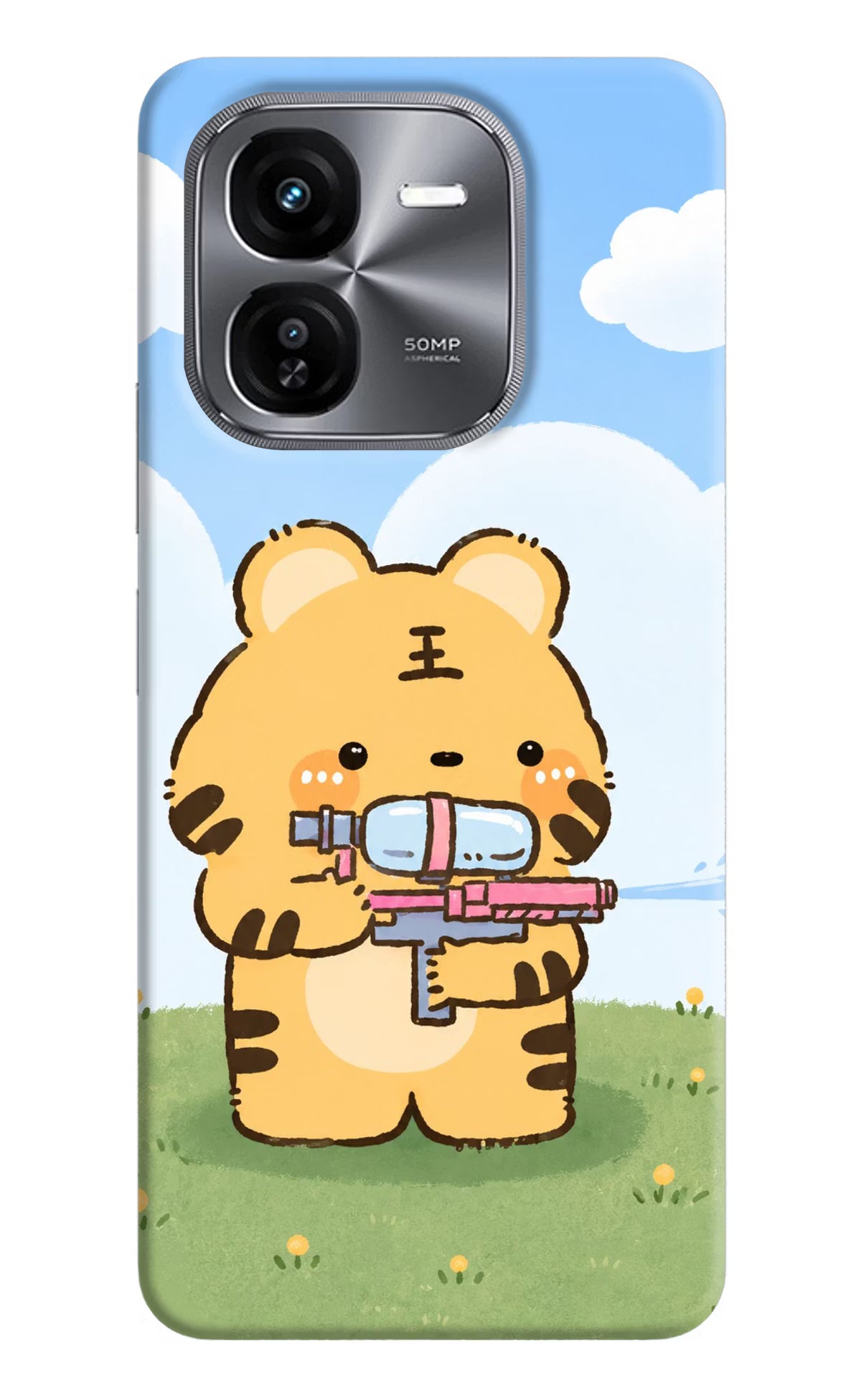 Tiger Treat iQOO Z9X Back Cover