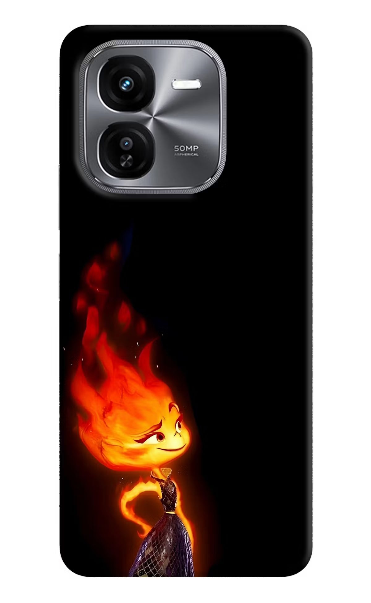 Ember Flame iQOO Z9X Back Cover