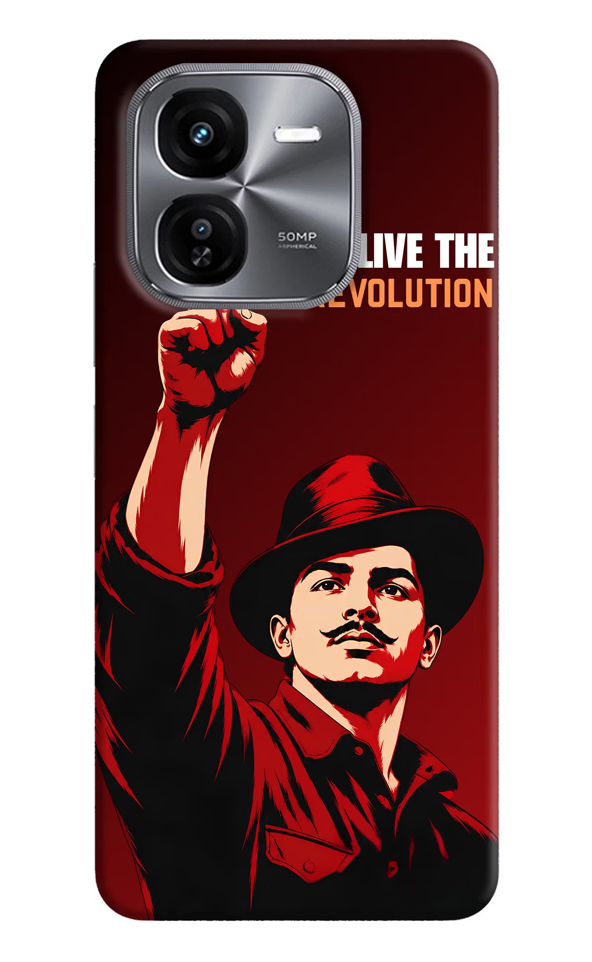 Bhagat Singh Revolution iQOO Z9X Back Cover