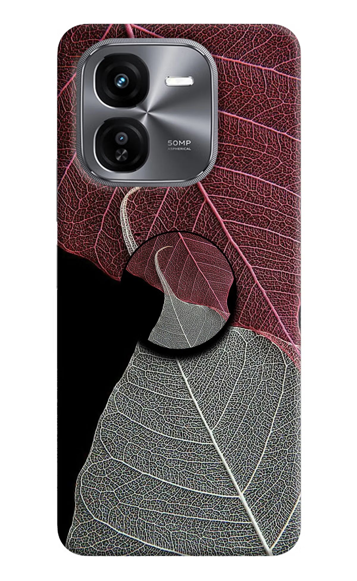 Leaf Pattern iQOO Z9X Pop Case by Casekaro