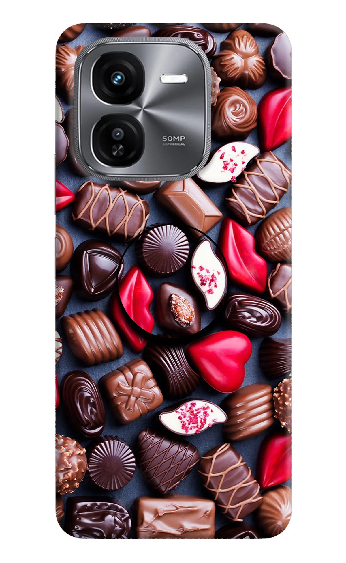 Chocolates iQOO Z9X Pop Case by Casekaro