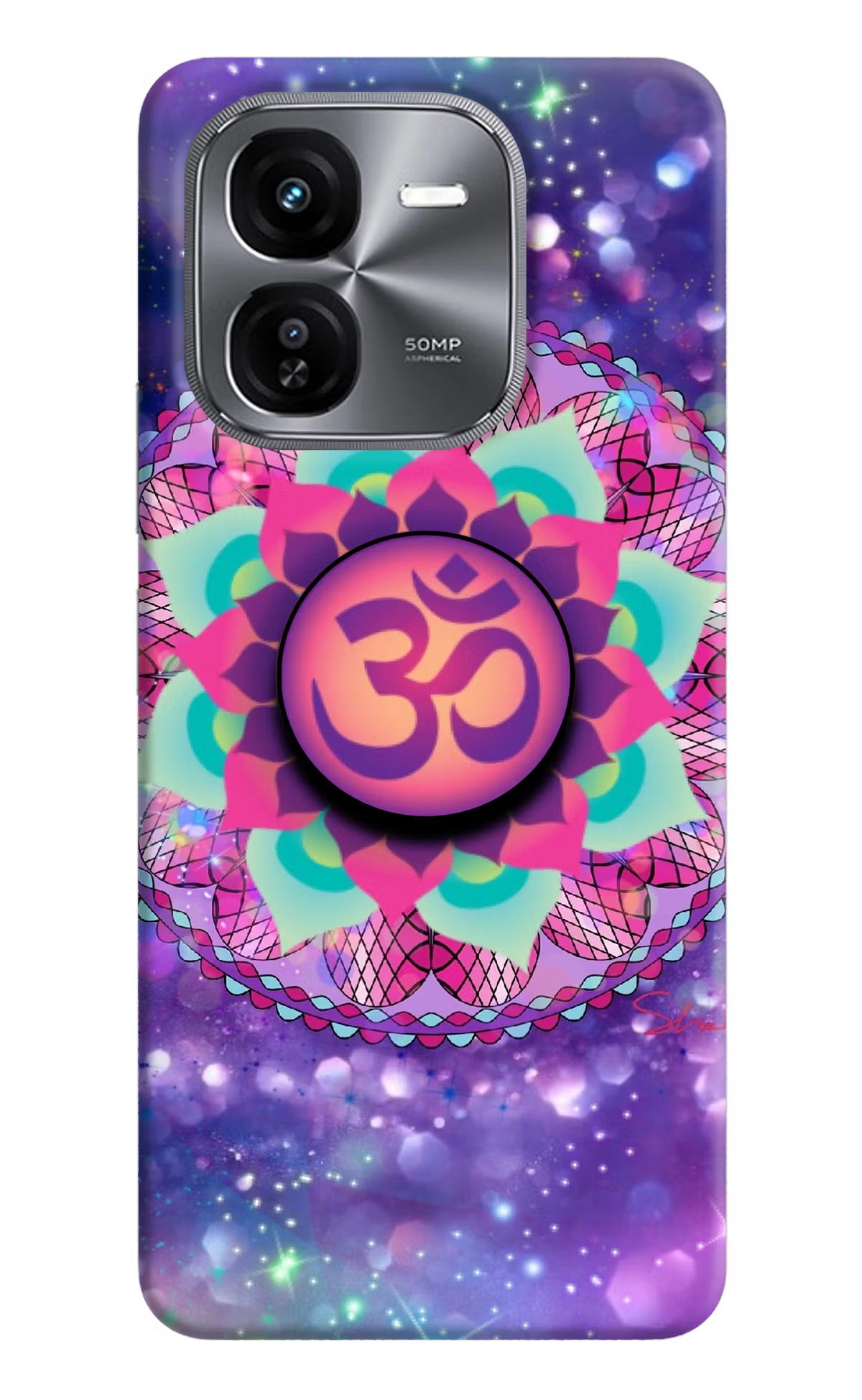 Om Purple iQOO Z9X Pop Case by Casekaro