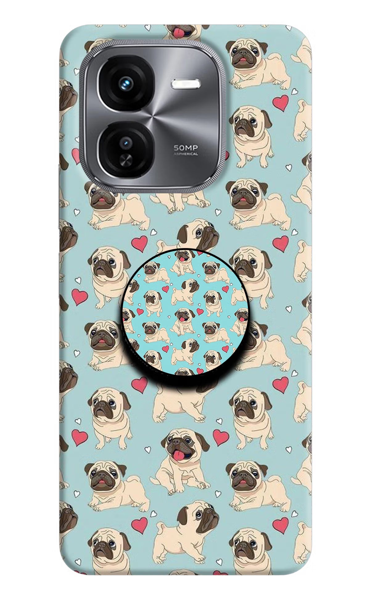 Pug Dog iQOO Z9X Pop Case by Casekaro