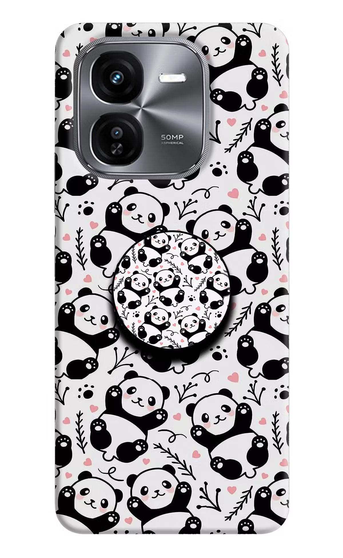 Cute Panda iQOO Z9X Pop Case by Casekaro