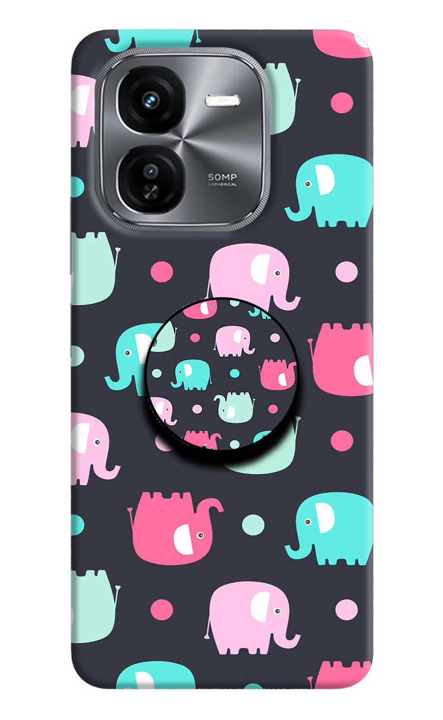 Baby Elephants iQOO Z9X Pop Case, Hard case