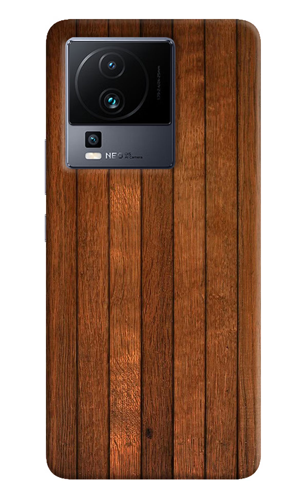 Wooden Artwork Bands iQOO Neo 7 Hard Case Back Cover by Casekaro