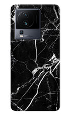Black Marble Pattern iQOO Neo 7 Hard Case Back Cover by Casekaro