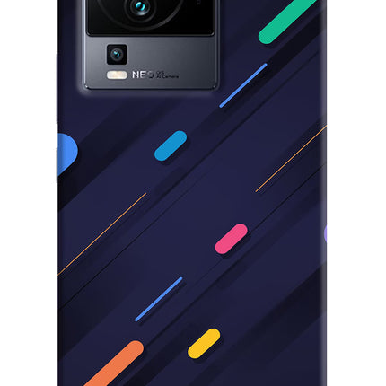 Abstract Design iQOO Neo 7 Hard Case Back Cover by Casekaro
