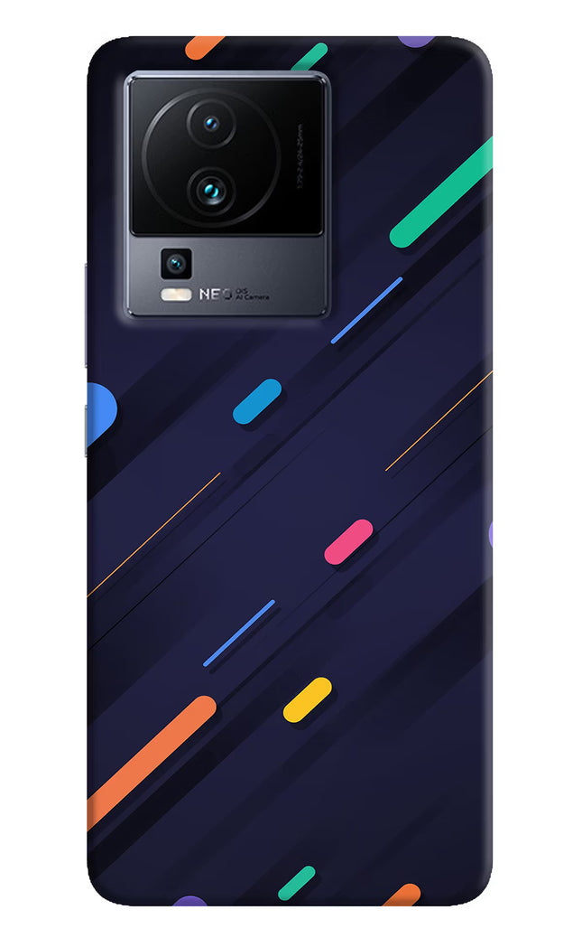 Abstract Design iQOO Neo 7 Hard Case Back Cover by Casekaro