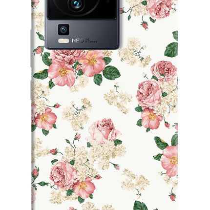 Flowers iQOO Neo 7 Hard Case Back Cover by Casekaro