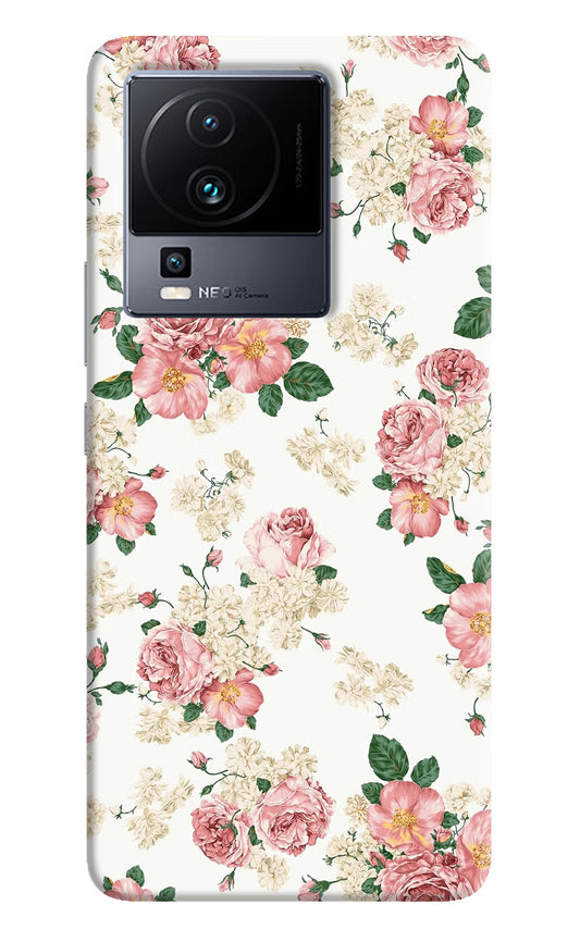 Flowers iQOO Neo 7 Hard Case Back Cover by Casekaro