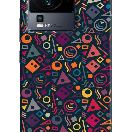 Geometric Abstract iQOO Neo 7 Hard Case Back Cover by Casekaro