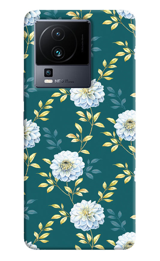 Flowers iQOO Neo 7 Hard Case Back Cover by Casekaro