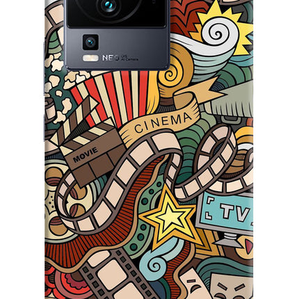 Cinema Abstract iQOO Neo 7 Hard Case Back Cover by Casekaro