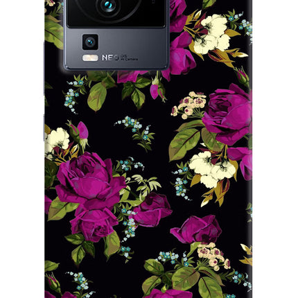 Flowers iQOO Neo 7 Hard Case Back Cover by Casekaro