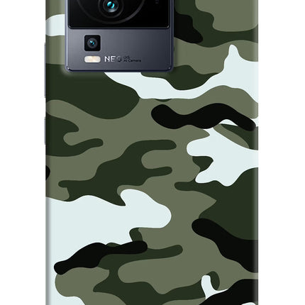 Camouflage iQOO Neo 7 Hard Case Back Cover by Casekaro