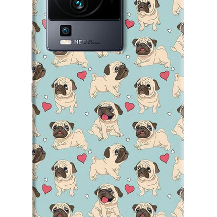 Pug Dog iQOO Neo 7 Hard Case Back Cover by Casekaro