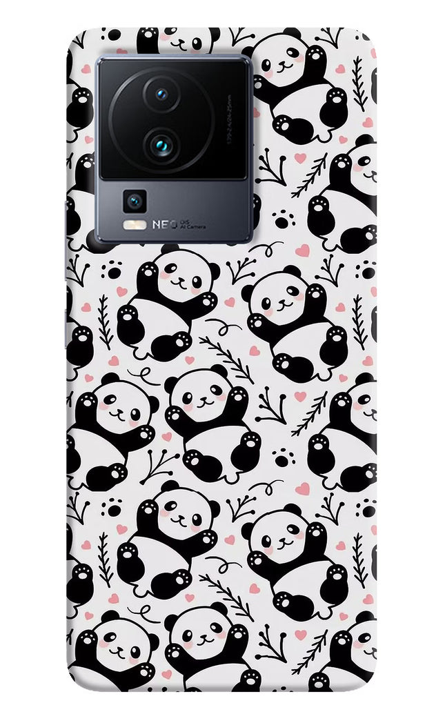 Cute Panda iQOO Neo 7 Hard Case Back Cover by Casekaro