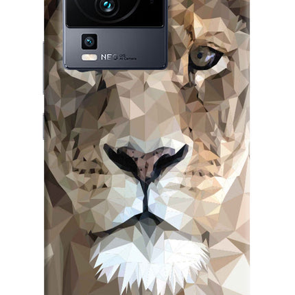 Lion Art iQOO Neo 7 Hard Case Back Cover by Casekaro