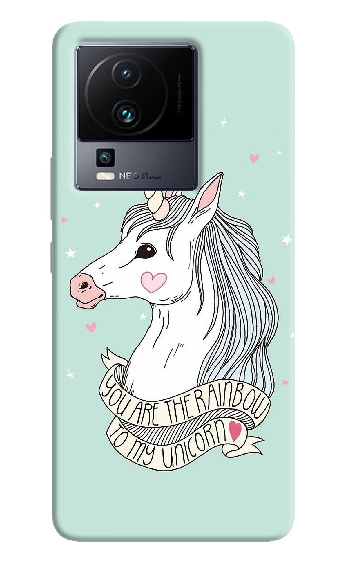 Unicorn Wallpaper iQOO Neo 7 Hard Case Back Cover by Casekaro