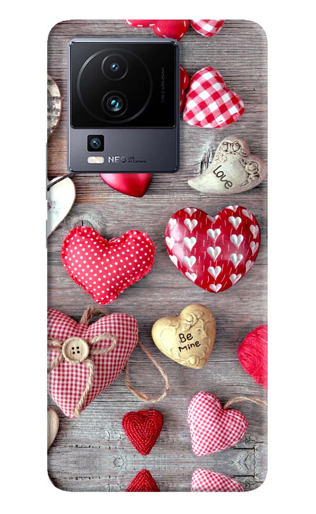 Love Wallpaper iQOO Neo 7 Hard Case Back Cover by Casekaro