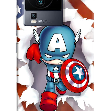 Captain America iQOO Neo 7 Hard Case Back Cover by Casekaro