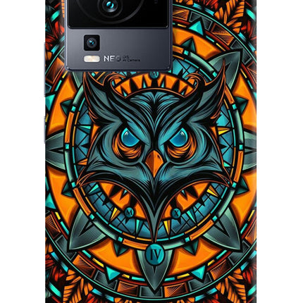 Angry Owl Art iQOO Neo 7 Hard Case Back Cover by Casekaro