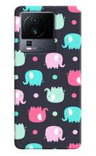 Elephants iQOO Neo 7 Hard Case Back Cover by Casekaro