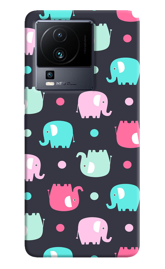 Elephants iQOO Neo 7 Hard Case Back Cover by Casekaro