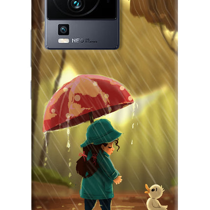 Rainy Day iQOO Neo 7 Hard Case Back Cover by Casekaro