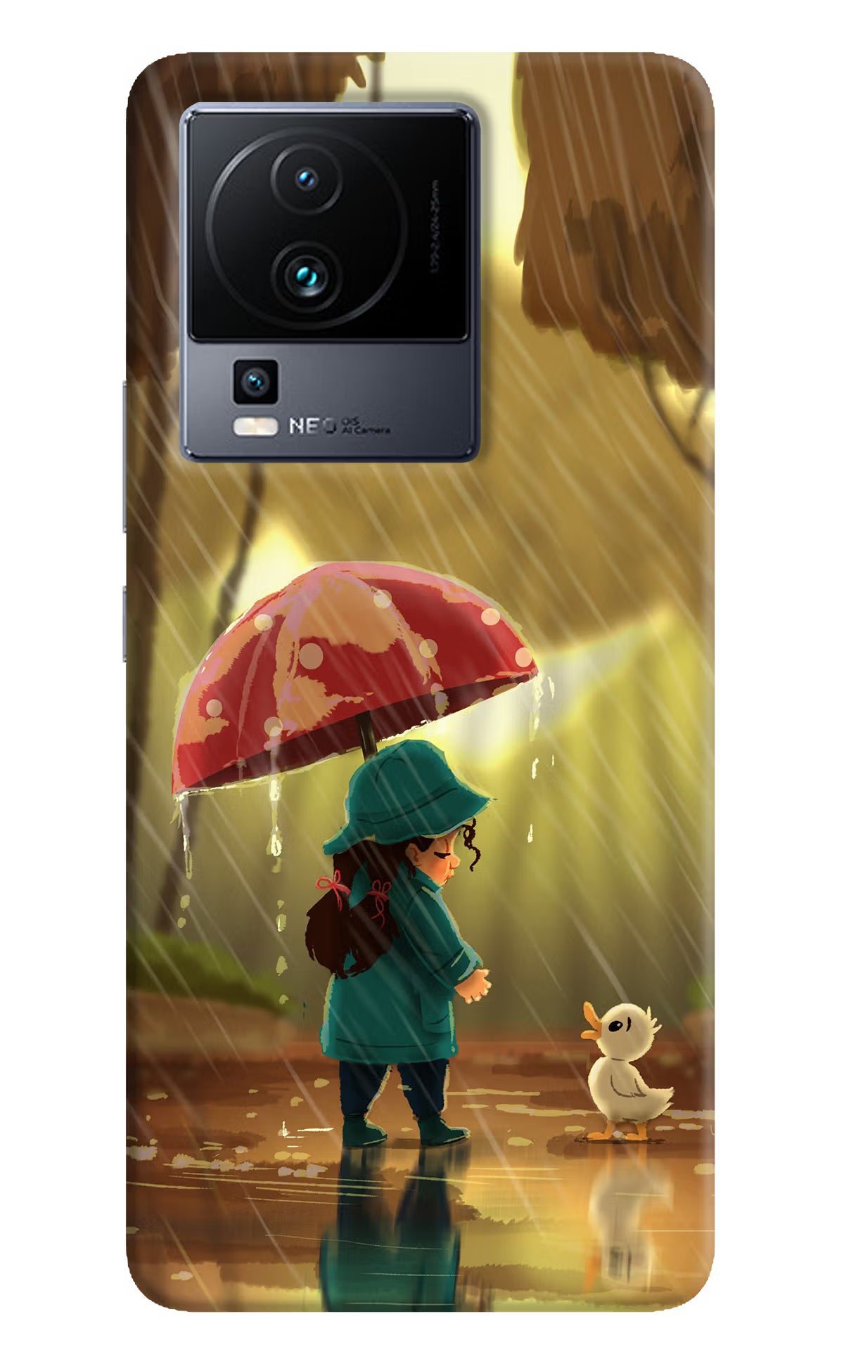 Rainy Day iQOO Neo 7 Hard Case Back Cover by Casekaro
