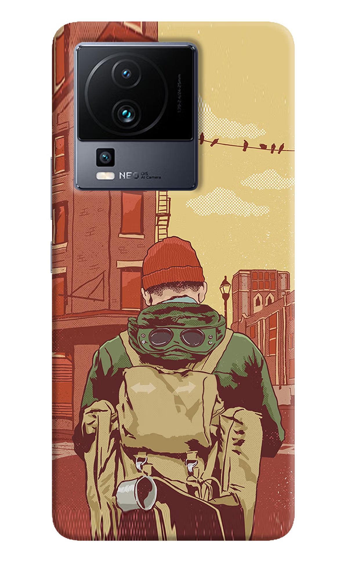 Adventurous iQOO Neo 7 Hard Case Back Cover by Casekaro