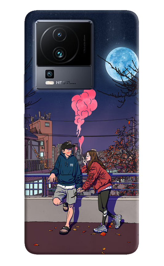 Chilling Couple iQOO Neo 7 Hard Case Back Cover by Casekaro