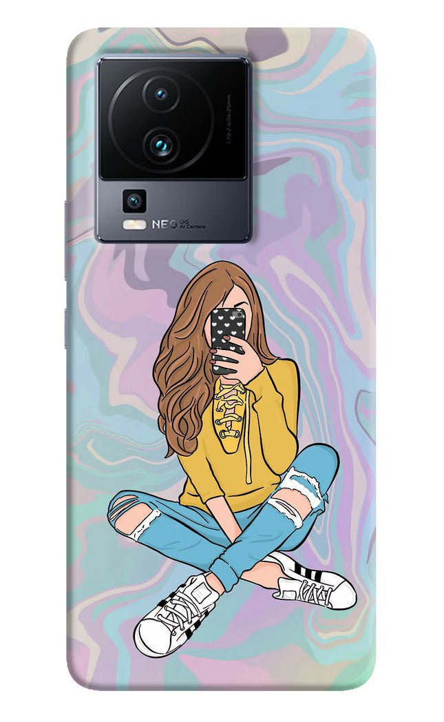 Selfie Girl iQOO Neo 7 Hard Case Back Cover by Casekaro