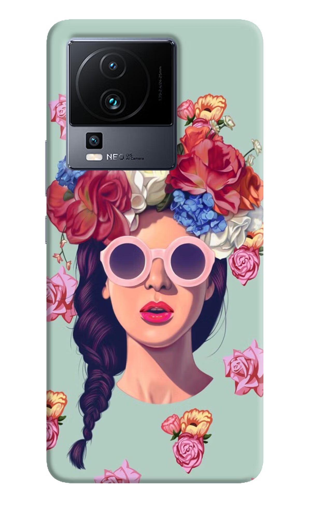 Pretty Girl iQOO Neo 7 Hard Case Back Cover by Casekaro