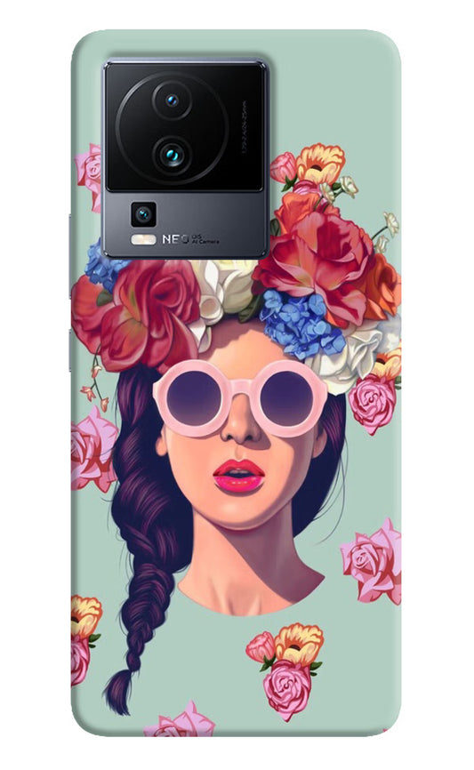 Pretty Girl iQOO Neo 7 Hard Case Back Cover by Casekaro