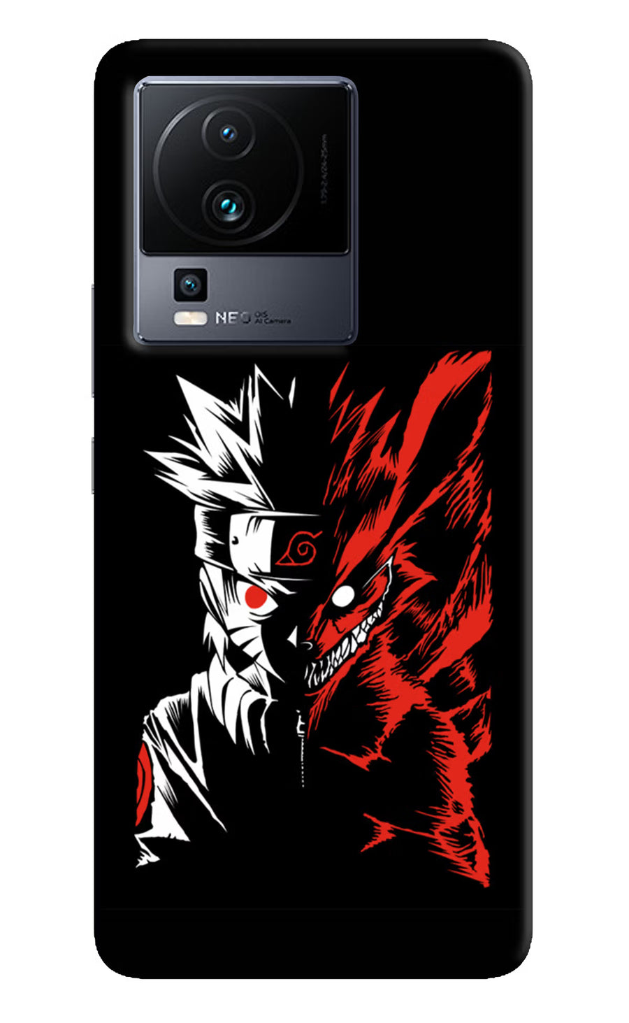 Naruto Two Face iQOO Neo 7 Back Cover, Hard case