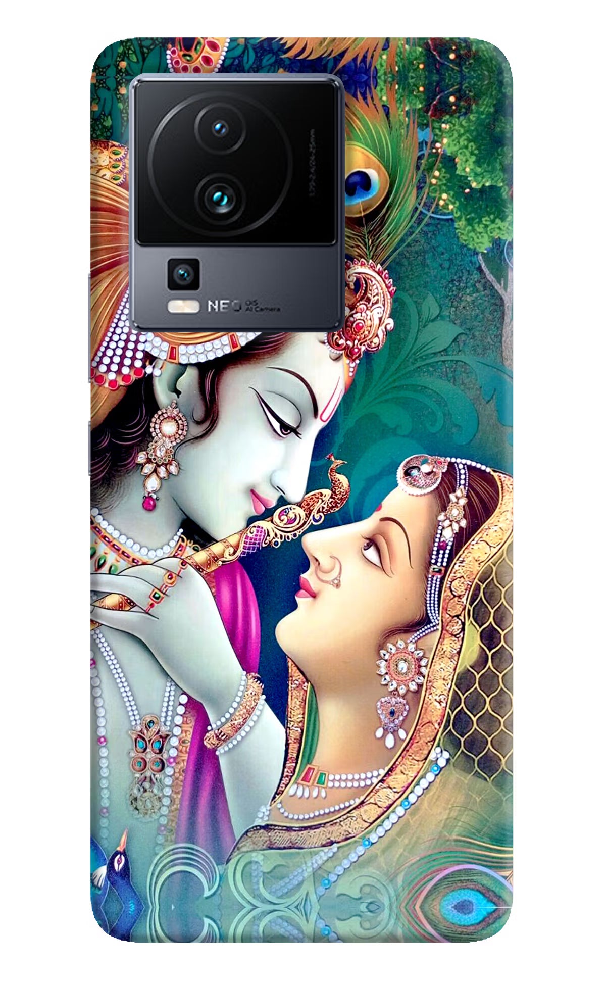 Lord Radha Krishna iQOO Neo 7 Hard Case Back Cover by Casekaro