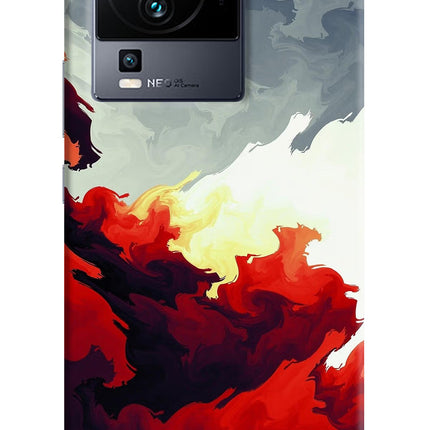 Fire Cloud iQOO Neo 7 Hard Case Back Cover by Casekaro