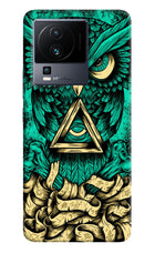 Green Owl iQOO Neo 7 Hard Case Back Cover by Casekaro