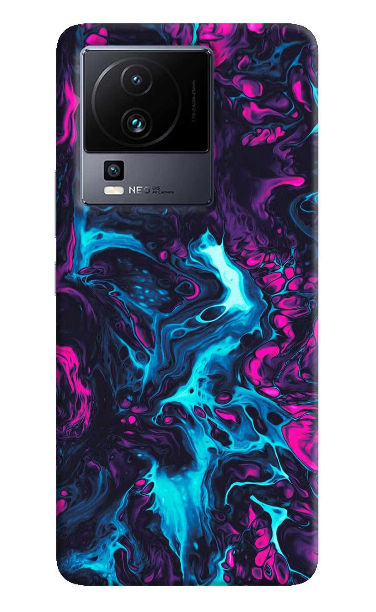 Abstract iQOO Neo 7 Hard Case Back Cover by Casekaro