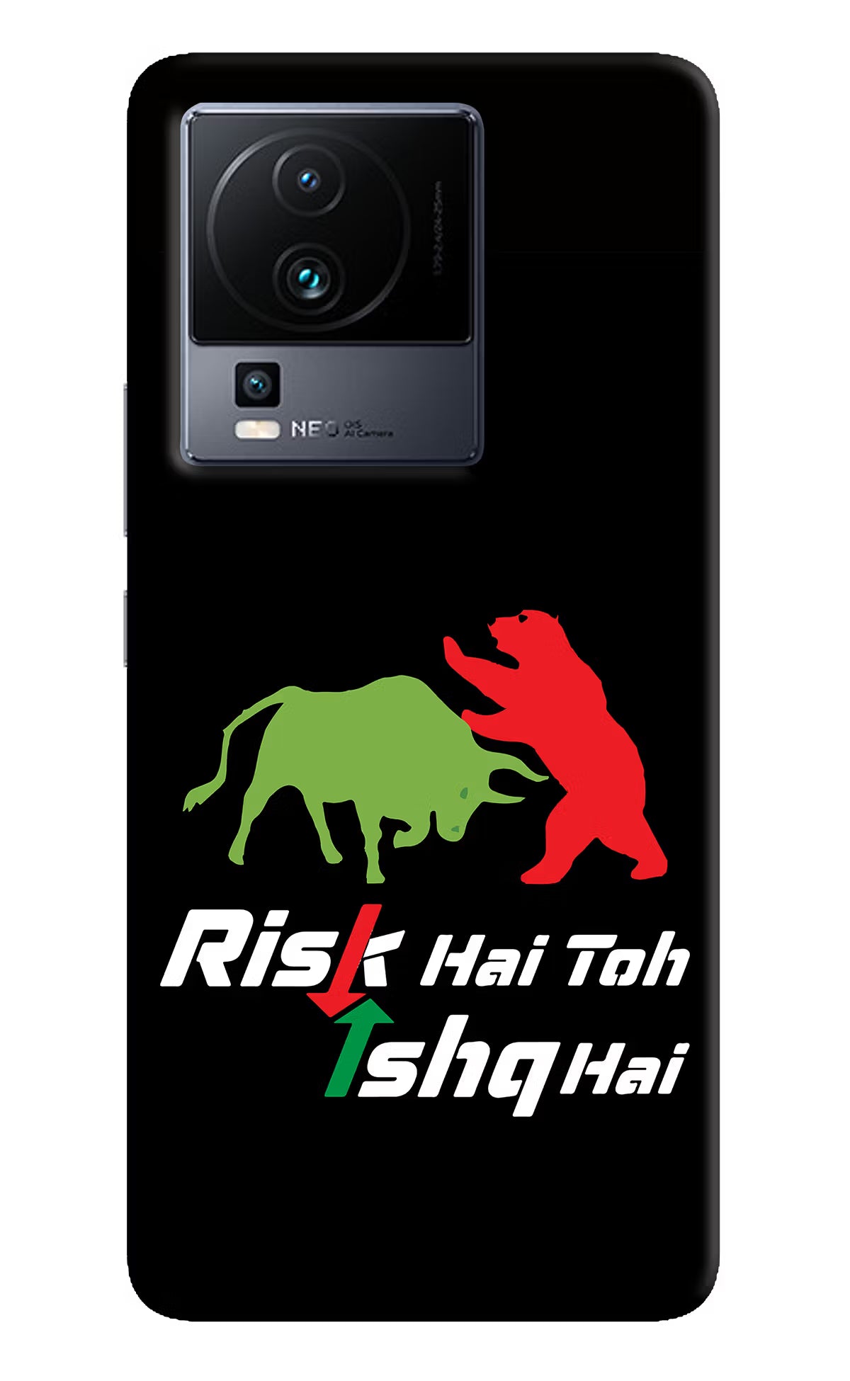 Risk Hai Toh Ishq Hai iQOO Neo 7 Hard Case Back Cover by Casekaro