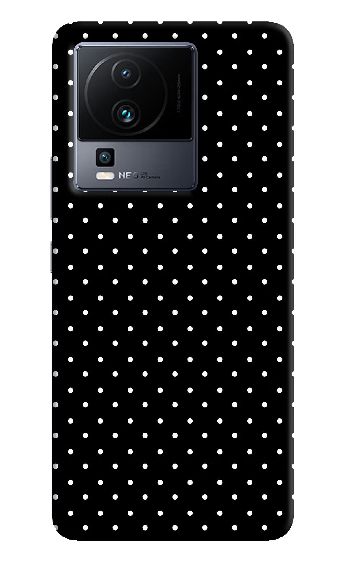 White Dots iQOO Neo 7 Hard Case Back Cover by Casekaro