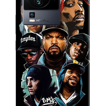 Rappers iQOO Neo 7 Hard Case Back Cover by Casekaro
