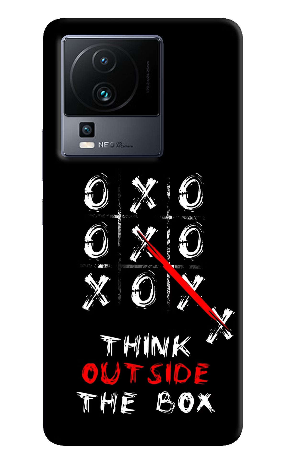 Think out of the BOX iQOO Neo 7 Hard Case Back Cover by Casekaro