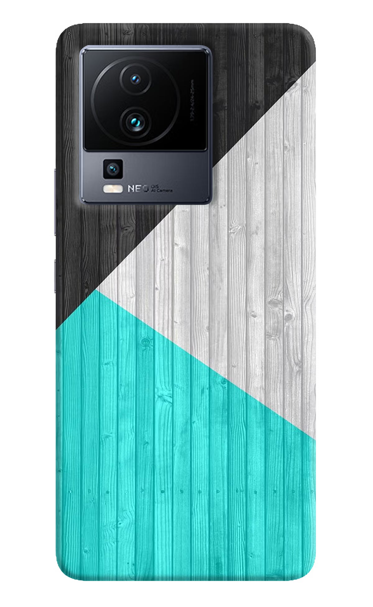 Wooden Abstract iQOO Neo 7 Hard Case Back Cover by Casekaro