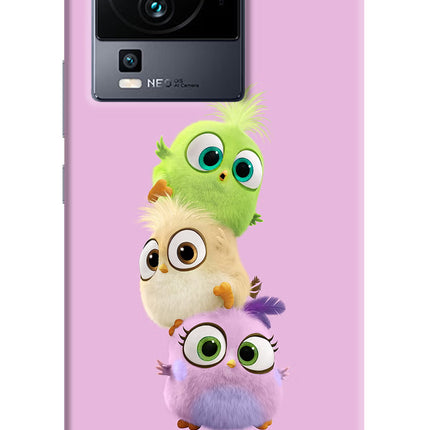 Cute Little Birds iQOO Neo 7 Hard Case Back Cover by Casekaro