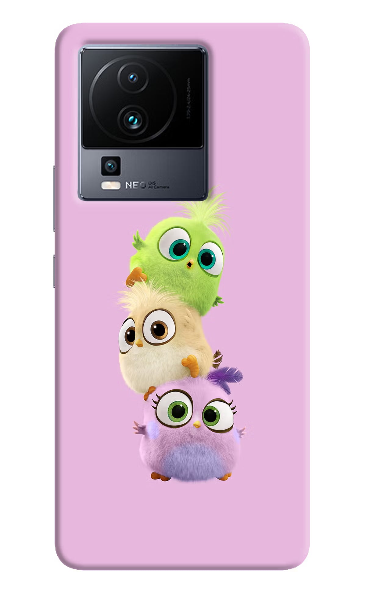 Cute Little Birds iQOO Neo 7 Hard Case Back Cover by Casekaro