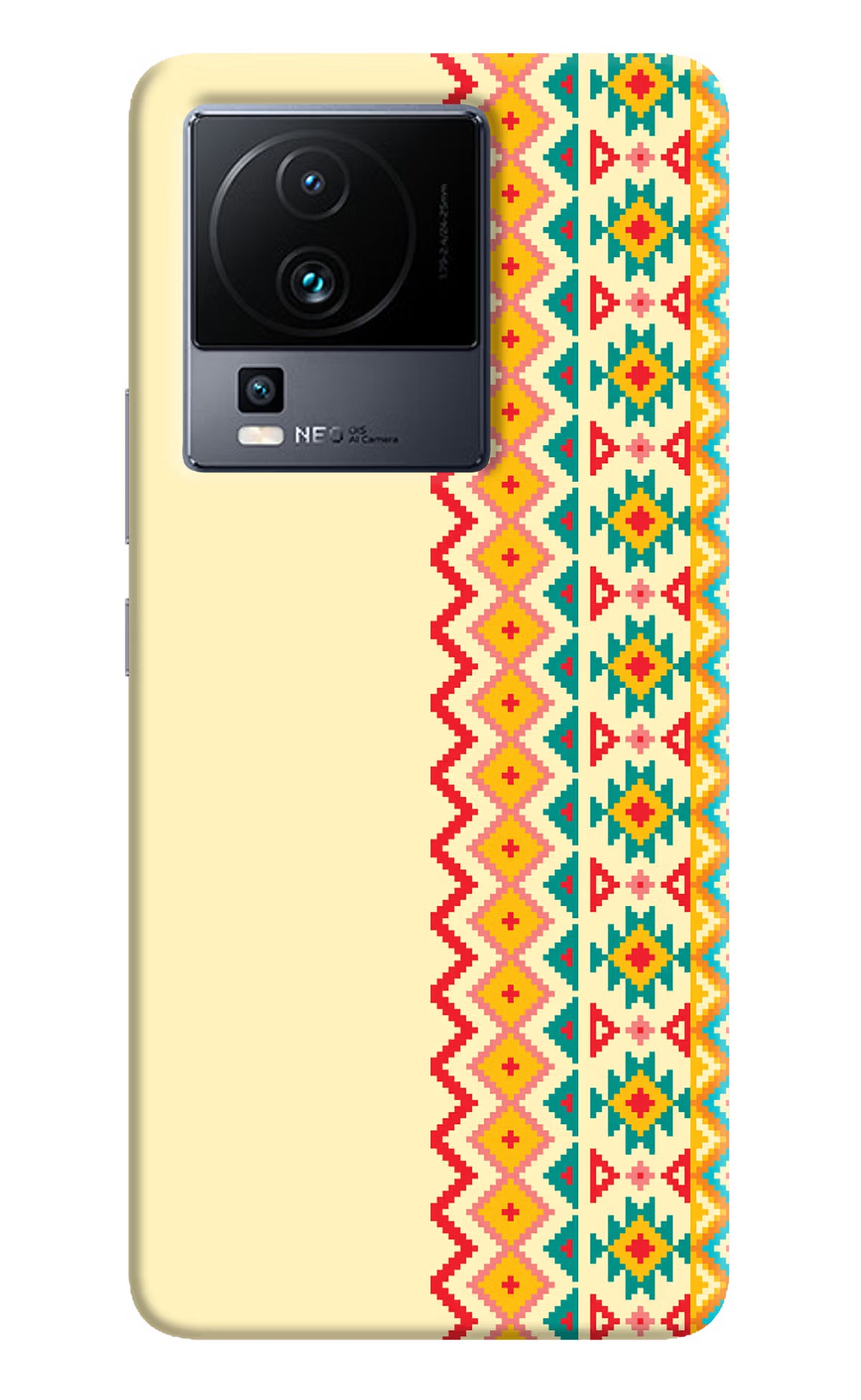 Ethnic Seamless iQOO Neo 7 Hard Case Back Cover by Casekaro